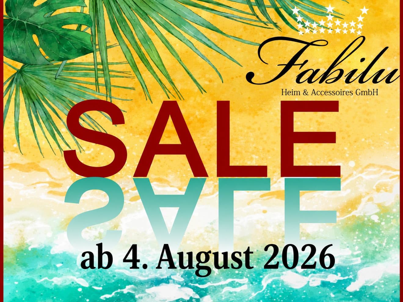 SALE im Fabilu ab 04. August 2026